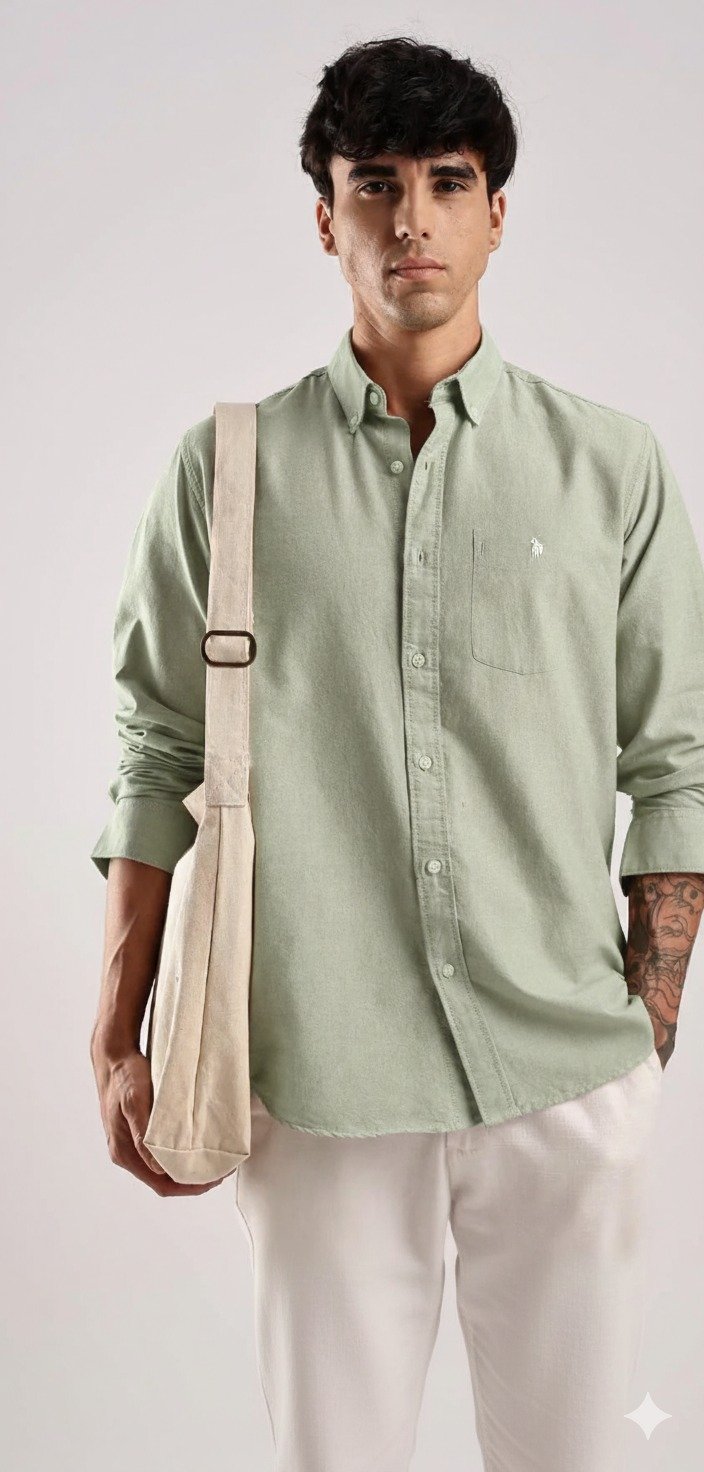 Best Premium Original Ralph Lauren Light Green Shirt - Image 5
